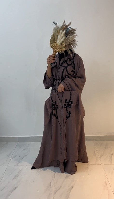 ABAYA DELUXE PURPLE