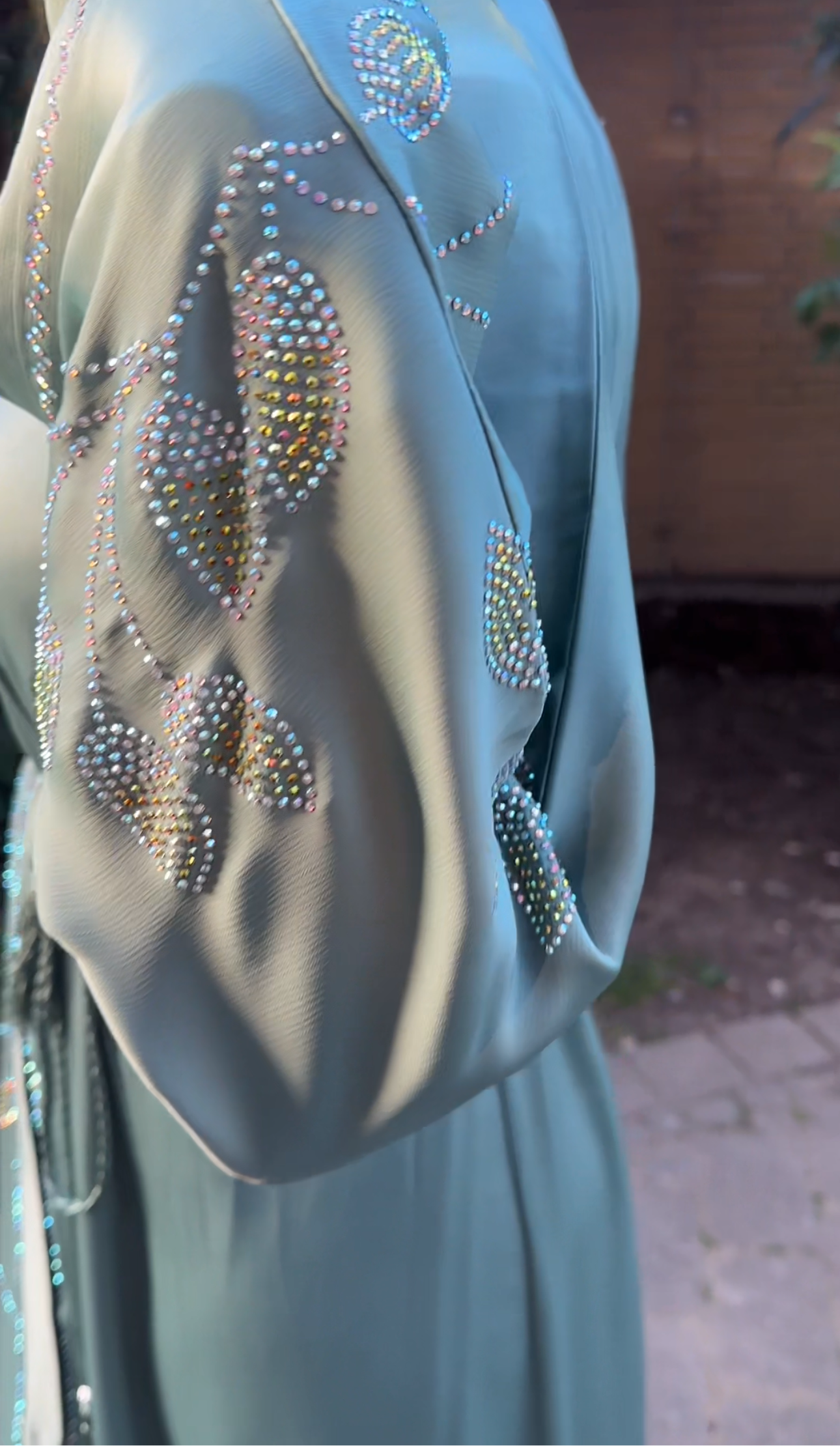 ABAYA MINT SPARKLE