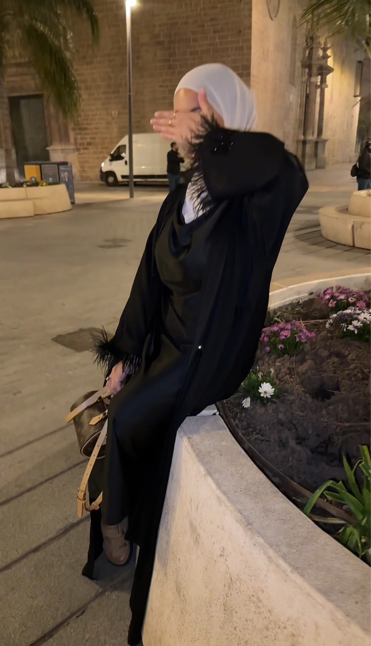 ABAYA BLACK BOW