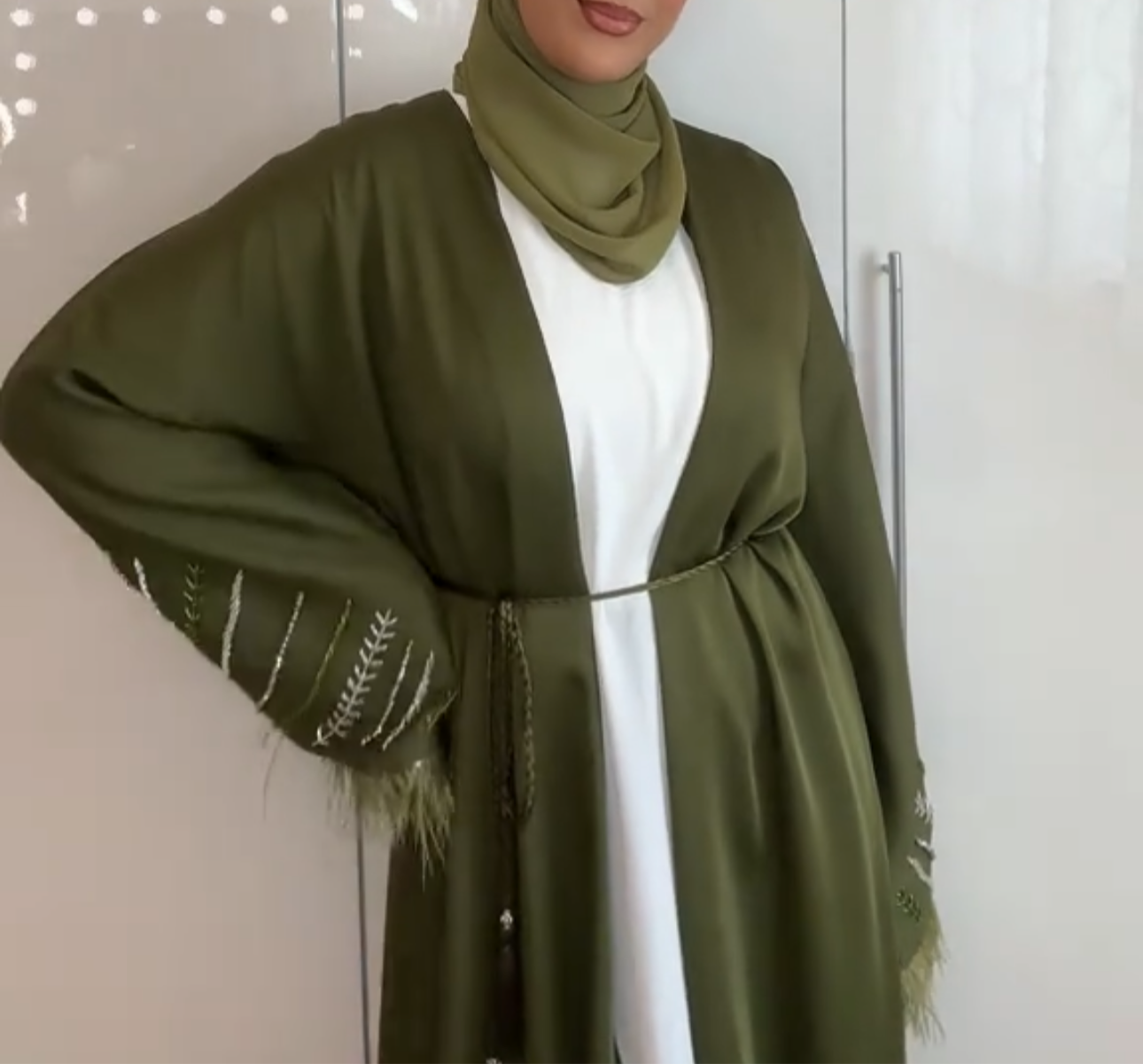 ABAYA OLIVA LUXE