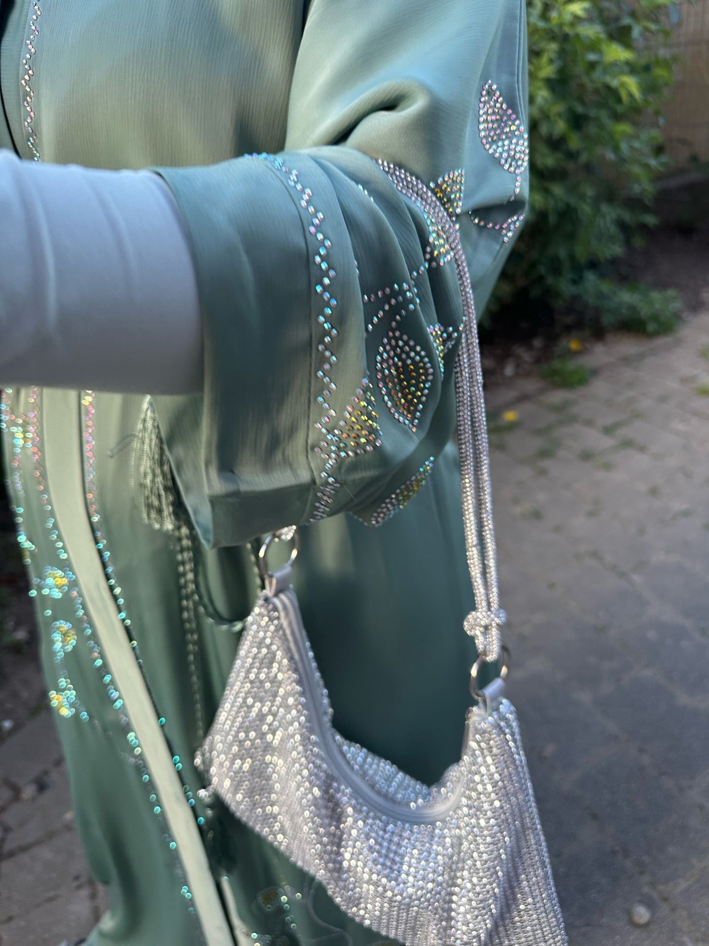 ABAYA MINT SPARKLE