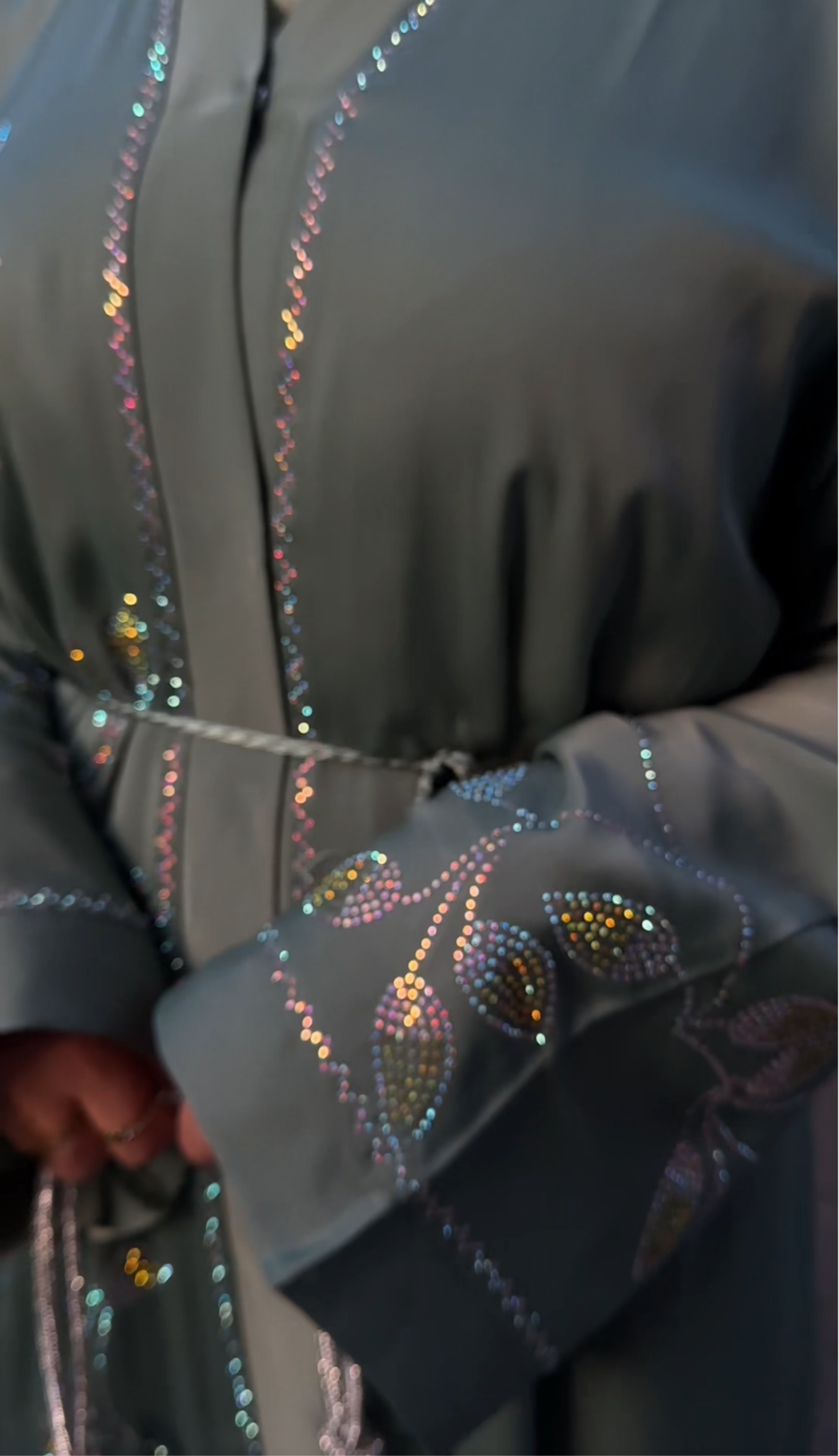 ABAYA MINT SPARKLE