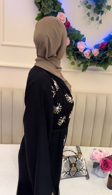 ABAYA ROYAL BLACK
