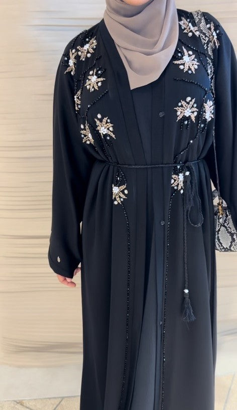 ABAYA ROYAL BLACK